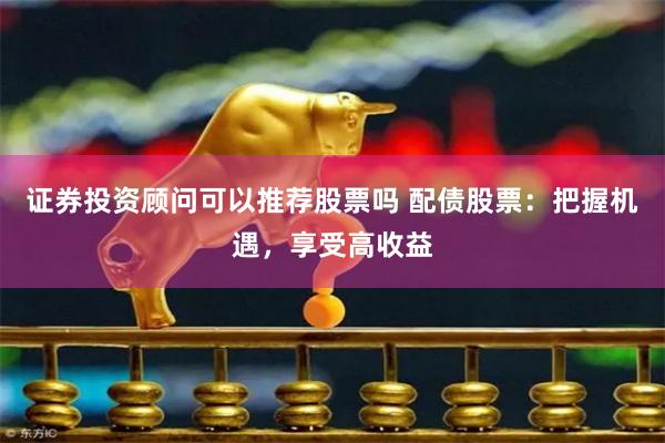 证券投资顾问可以推荐股票吗 配债股票：把握机遇，享受高收益